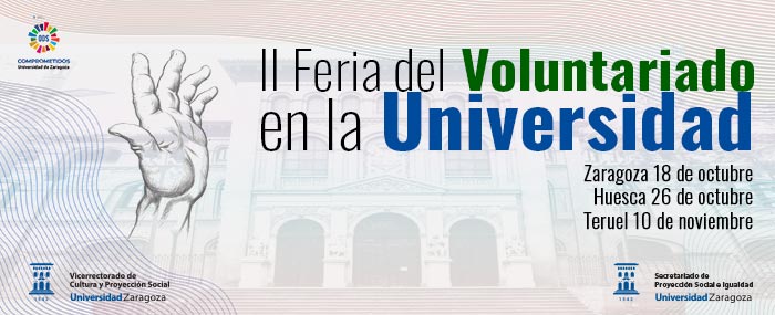 2ª Feria del Voluntariado en la Universidad de Zaragoza